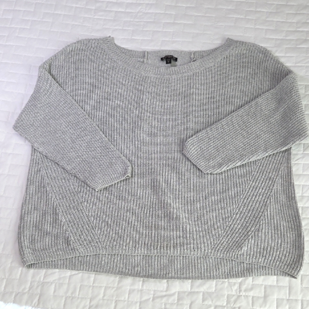 Express Light Gray Women's Sweater